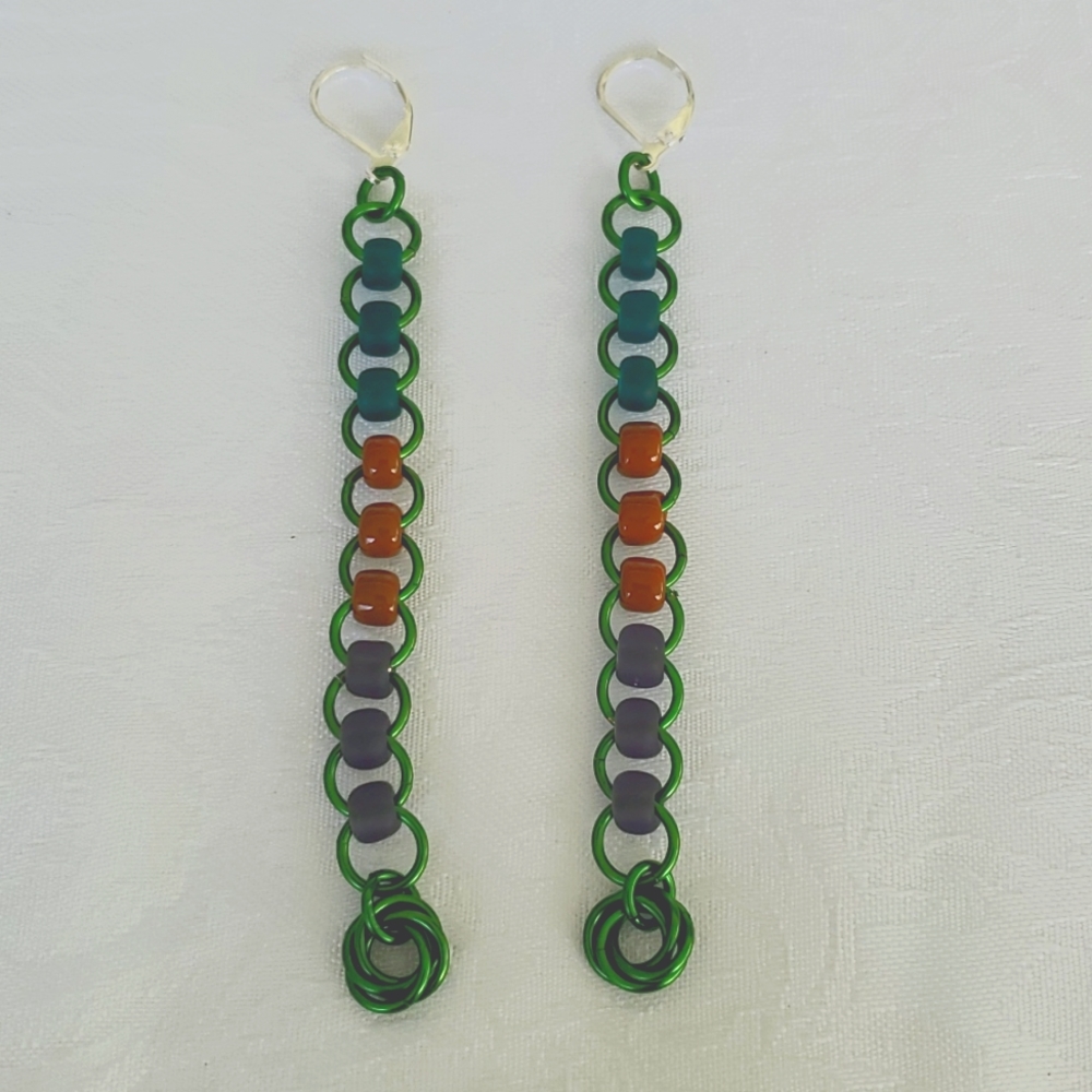Silver Leaver Back Pierced Earrings!